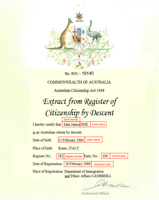 Certificate Of Registration By Descent Unique Student Identifier certificate-of-registration-by-descent-unique-student-identifier